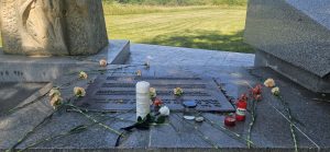 Gedenkfeier am Denkmal an der Eger