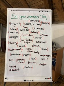 Im Workshop wurde der Alltag von Menschen jüdischen Glaubens vor 1933 und während der nationalsozialistischen Diktatur besprochen.