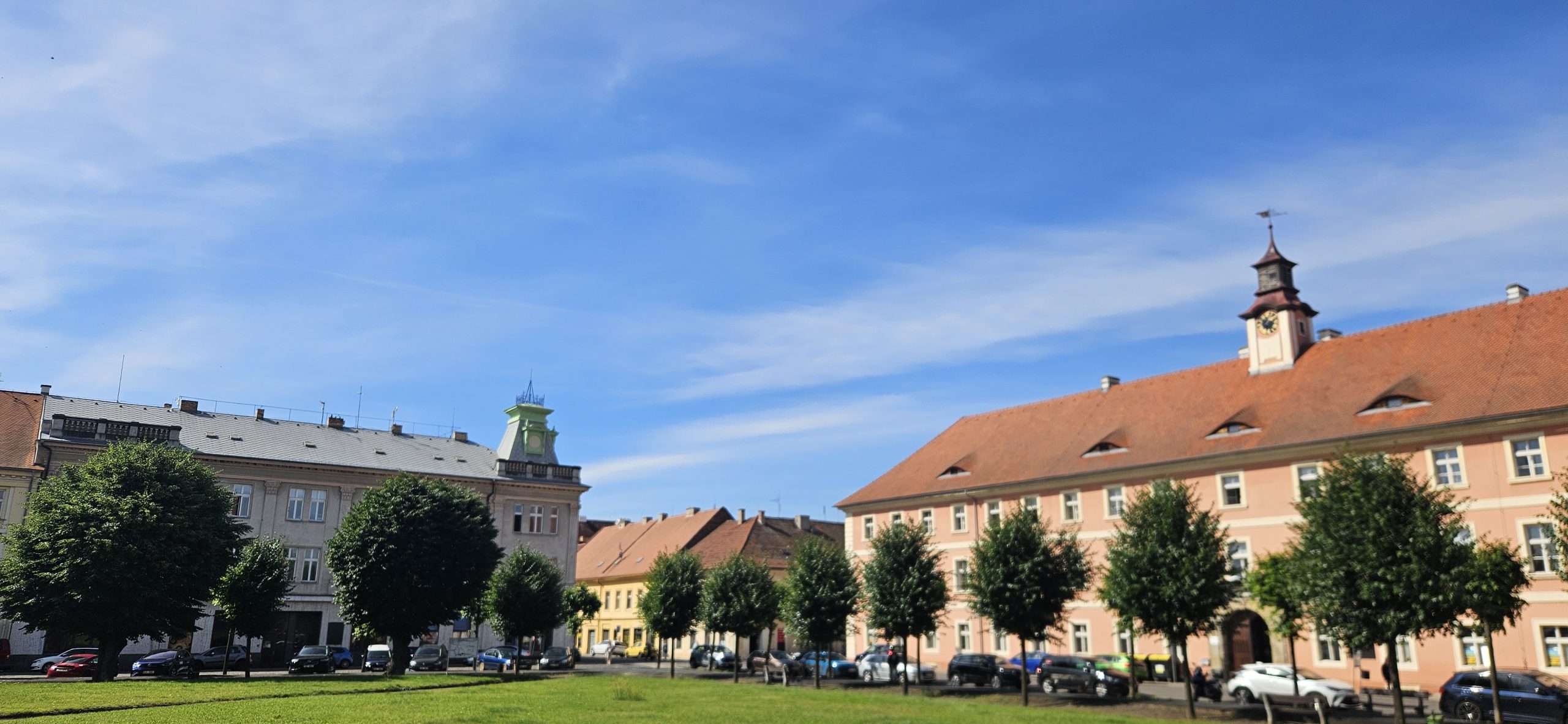 Das ist der zentrale Platz von Terezín.